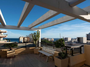 Lavandou, T2+Cabine, Terrasse 35m², Parking, Clim - FR-1-803-87